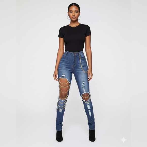 Golden Curve Impact Jeans - Picture 3 of 9